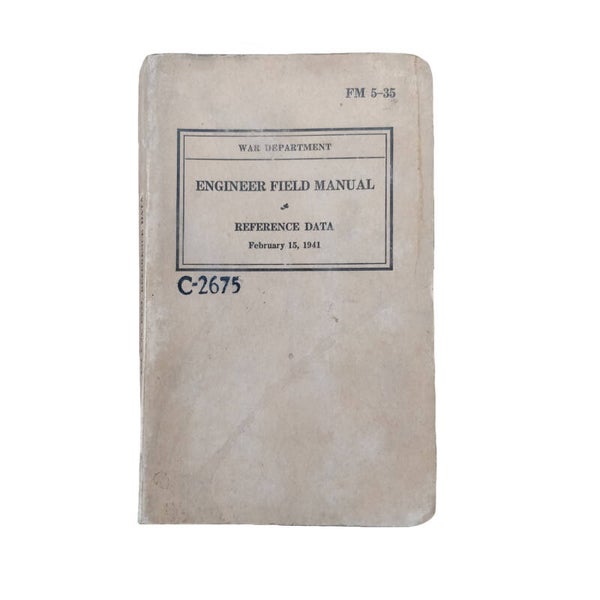 WWII US Field Manual Engineers