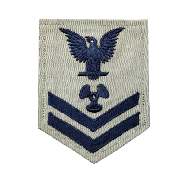 WWII US Navy Petty Officer 2nd Class Machinist Rank Patch