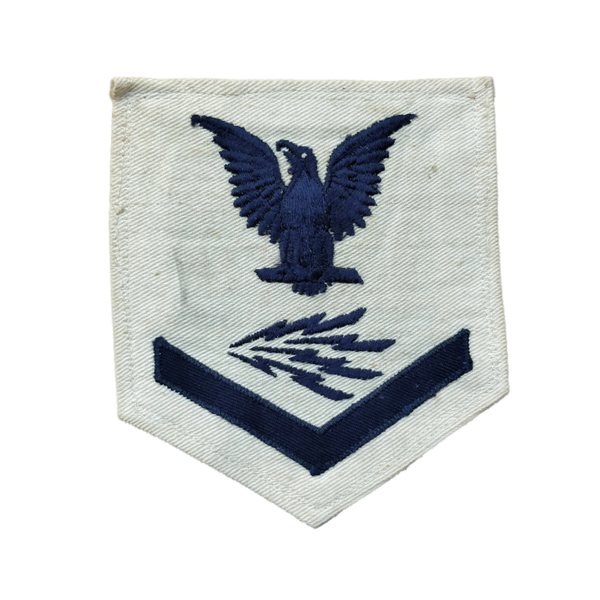 WWII US Navy Petty Officer 3rd Class Radioman Rank Patch