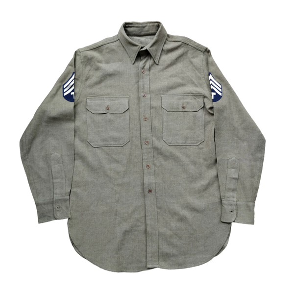 WWII US Wool Shirt Technician 4th Grade