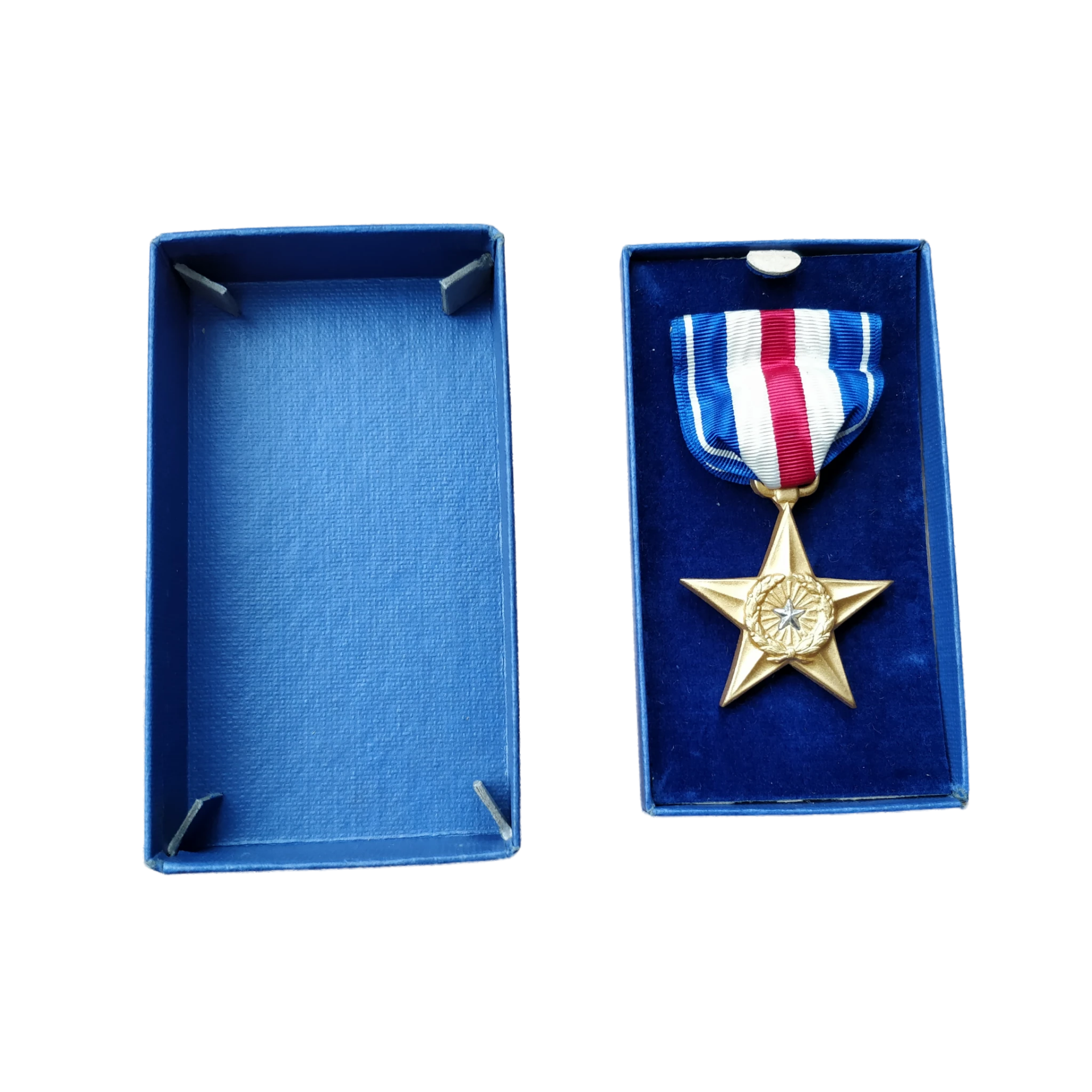 WWII US Silver Star Medal In Box