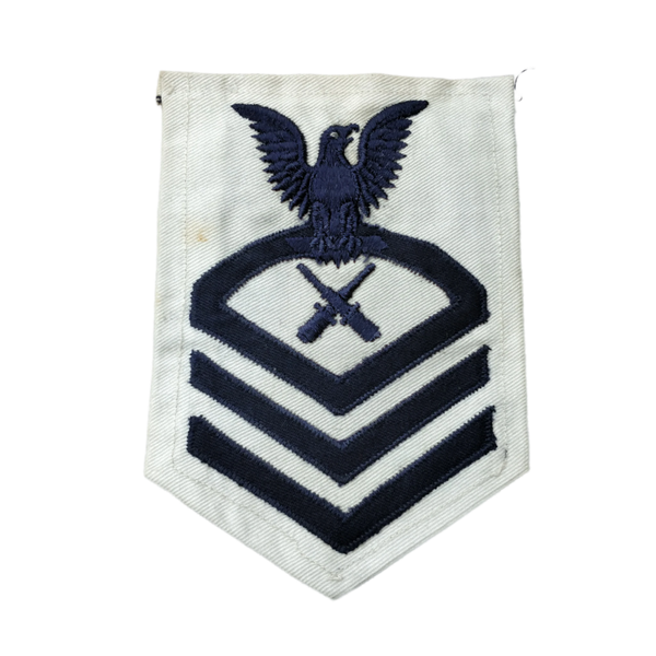 WWII US Navy Chief Petty Officer Gunner's Mate Rank Patch