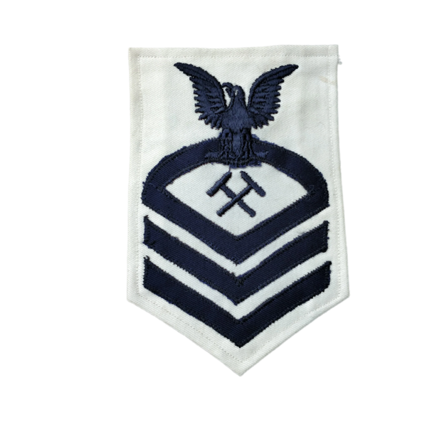 WWII US Navy Chief Petty Officer Blacksmith Rank Patch