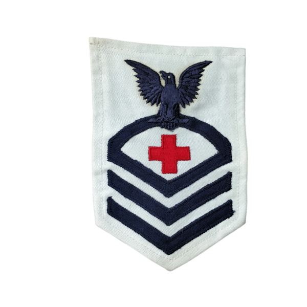 WWII US Navy Chief Petty Officer Pharmacist's Mate Rank Patch