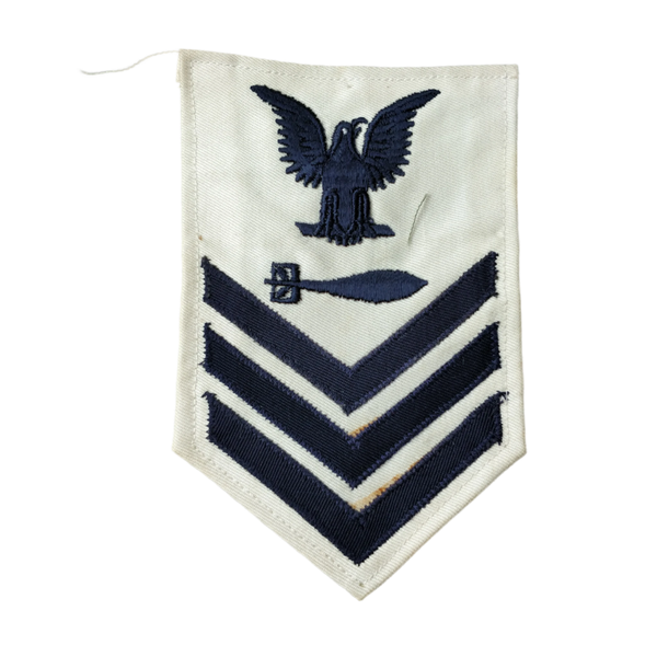 WWII US Navy Petty Officer 1st Class Torpedoman Rank Patch