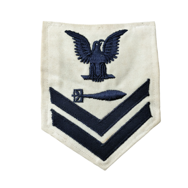 WWII US Navy Petty Officer 2nd Class Torpedoman Rank Patch