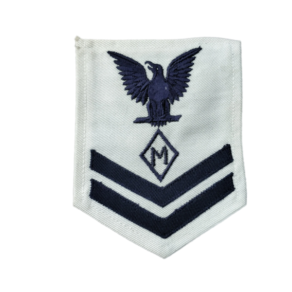 WWII US Navy Petty Officer 2nd Class Expert M Rank Patch