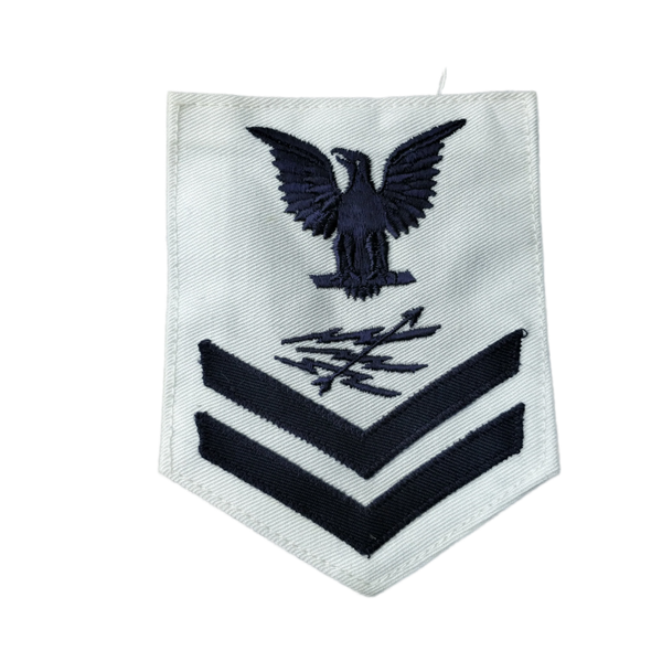 WWII US Navy Petty Officer 2nd Class Radarman Rank Patch