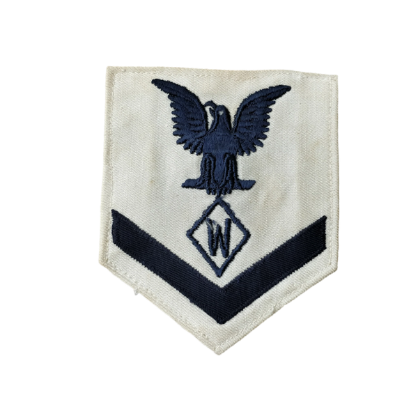 WWII US Navy Petty Officer 3rd Class Expert W Rank Patch