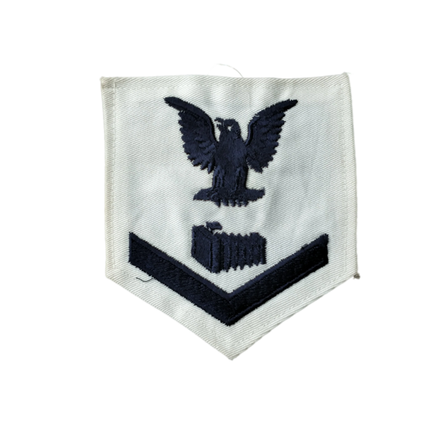 WWII US Navy Petty Officer 3rd Class Photographer Rank Patch