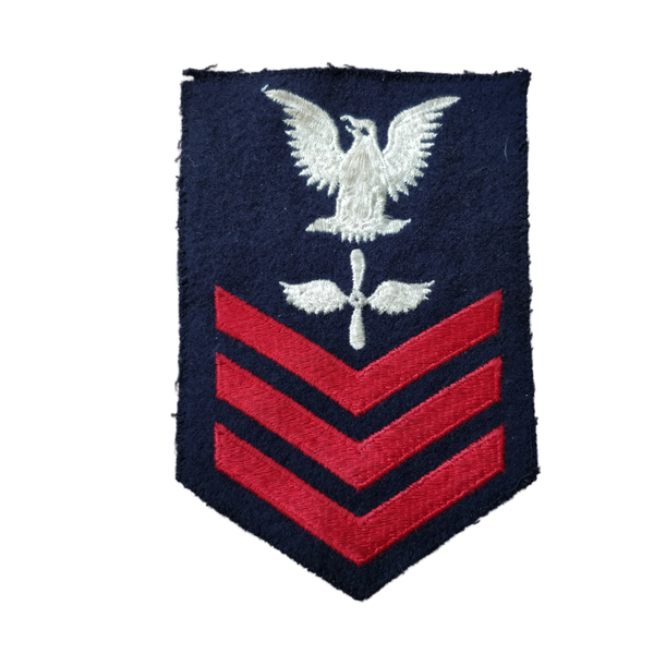 WWII US Navy Petty Officer 1st Class Aviation Rank Patch