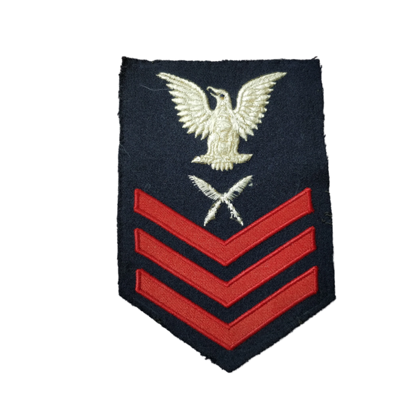 WWII US Navy Petty Officer 1st Class Yeoman Rank Patch