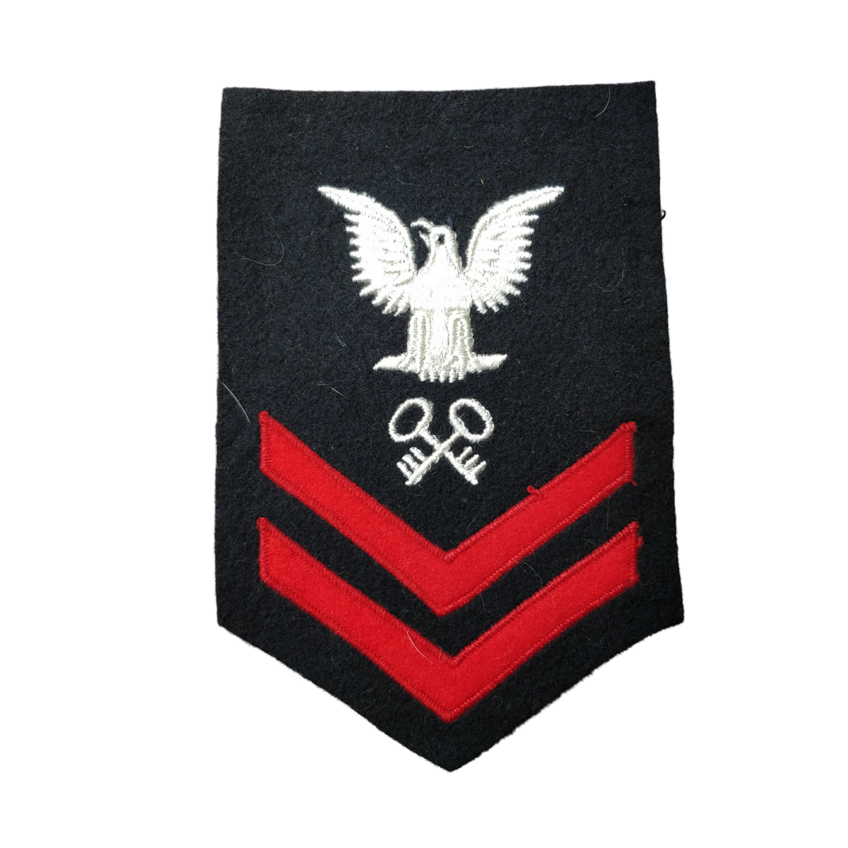 WWII US Navy Petty Officer 2nd Class Storekeeper Rank Patch | Clercq ...