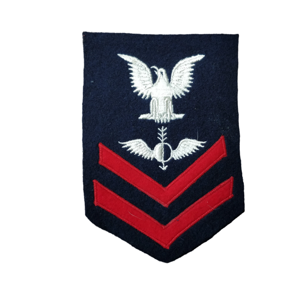 WWII US Navy Petty Officer 2nd Class Aerographer Rank Patch