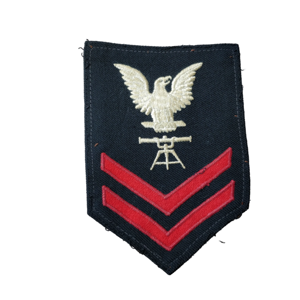 WWII US Navy Petty Officer 2nd Class Rangefinder Rank Patch