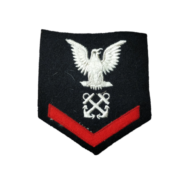 WWII US Navy Petty Officer 3rd Class Boatswain's Mate Rank Patch