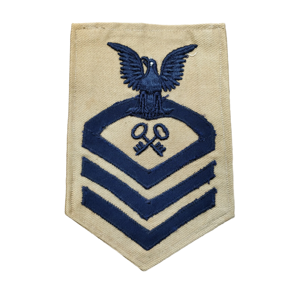 WWII US Navy Chief Petty Officer Storekeeper Rank Patch