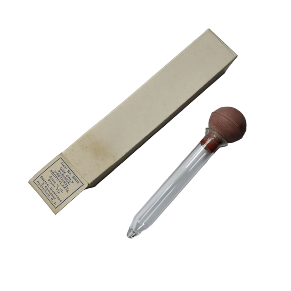 WWII US Glass Medical Urethral Syringe