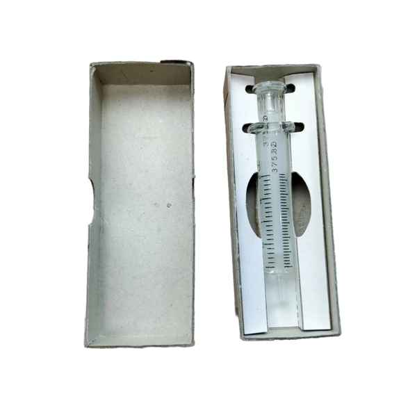 WWII US Glass Medical Syringe Small