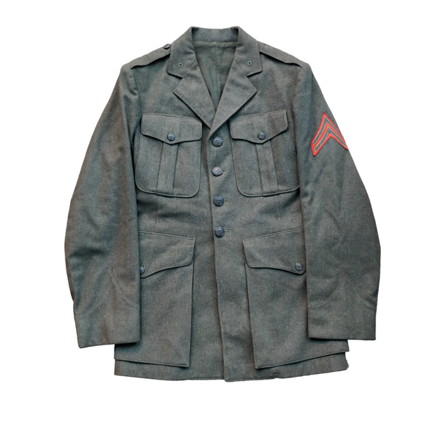WWII USMC Dress Uniform Jacket Named