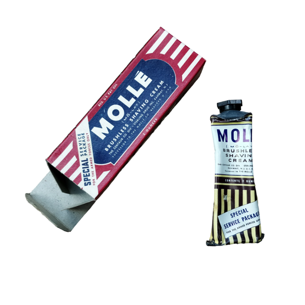 WWII US Shaving Cream Mollé