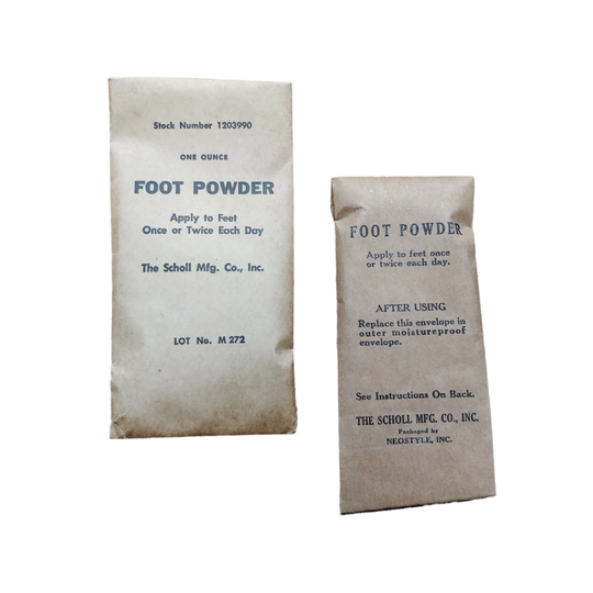 WWII US Foot Powder Packet