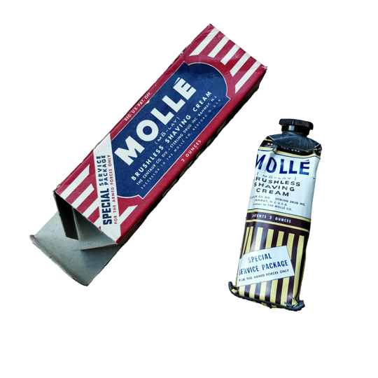 WWII US Shaving Cream Mollé