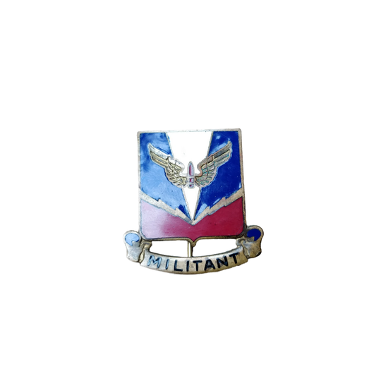 WWII US DUI Pin Air Defense School
