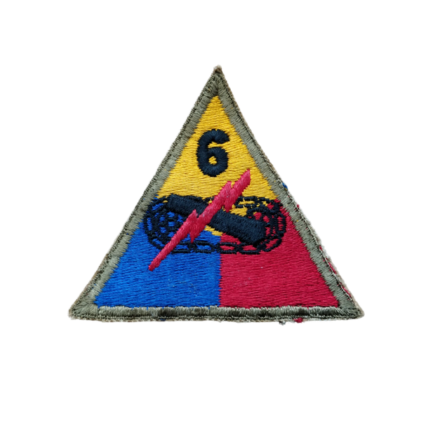 WWII US 6th Armored Division Patch