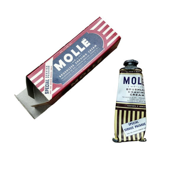 WWII US Shaving Cream Mollé