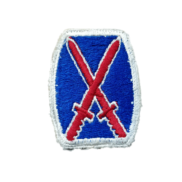 WWII US 10th Mountain Division Patch 1