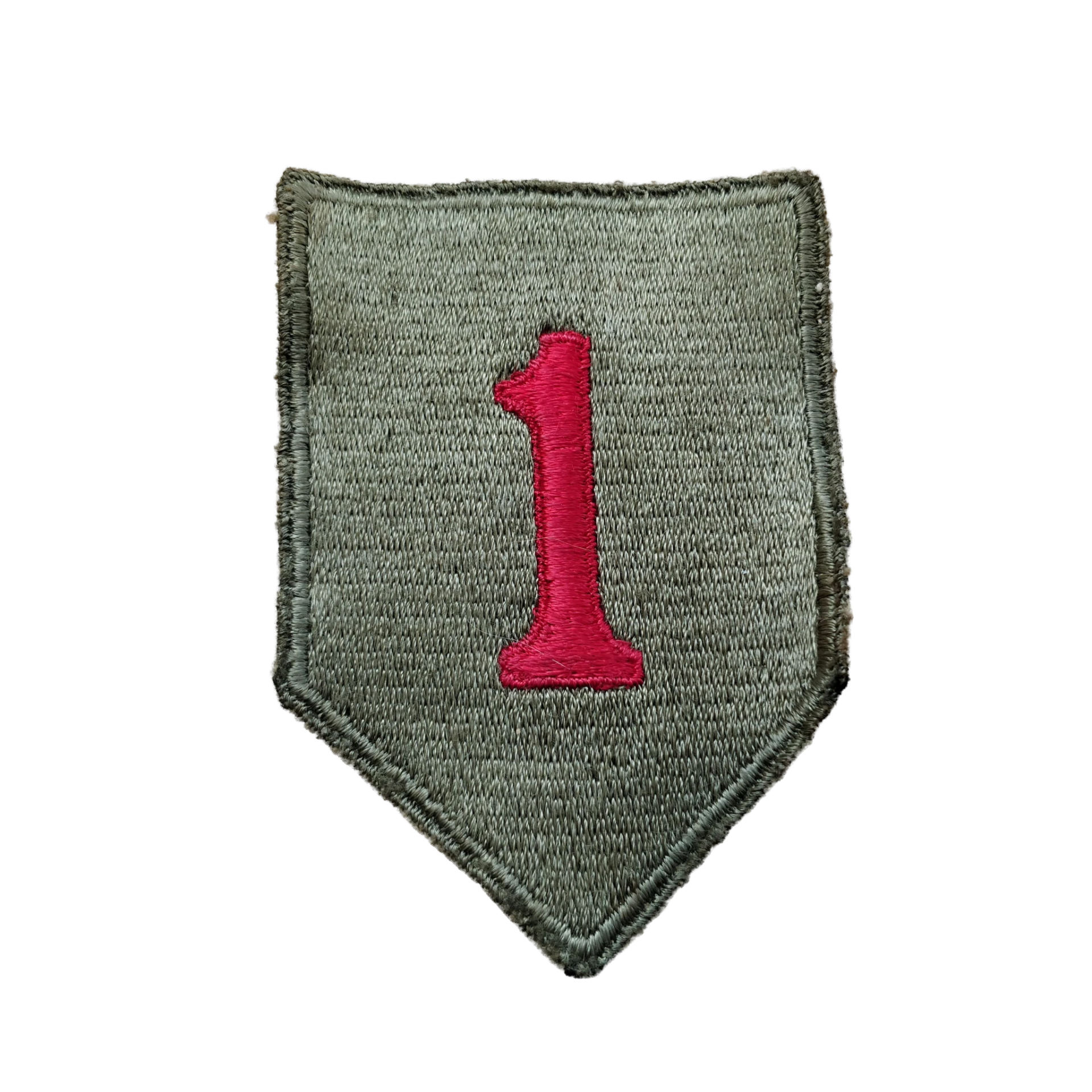 WWII US 1st Infantry Division Patch Greenback