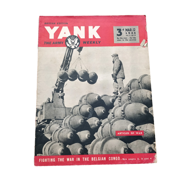 WWII US Yank Magazine Articles Of War