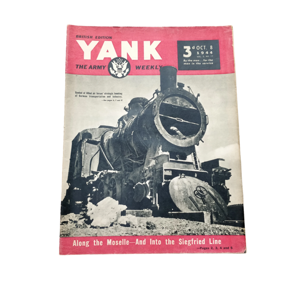 WWII US Yank Magazine Siegfried Line