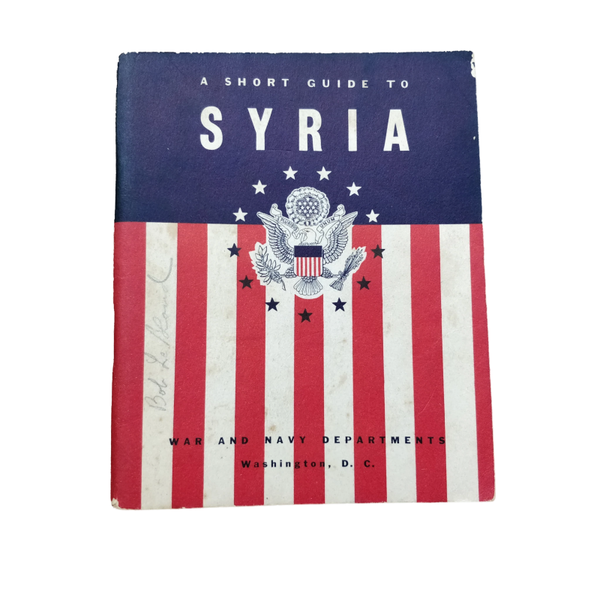 WWII US Guide To Syria