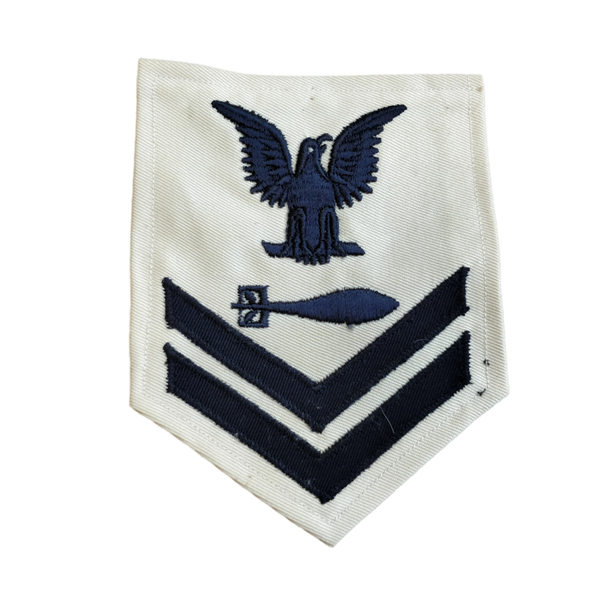 WWII US Navy Petty Officer 2nd Class Torpedoman Rank Patch 1