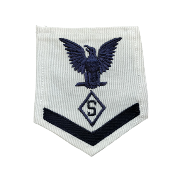 WWII US Navy Petty Officer 3rd Class Expert S Rank Patch 1