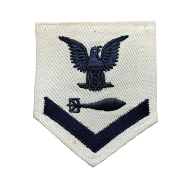 WWII US Navy Petty Officer 3rd Class Torpedoman Rank Patch 1