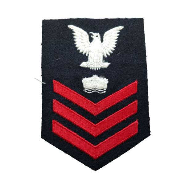 WWII US Navy Petty Officer 1st Class x Rank Patch