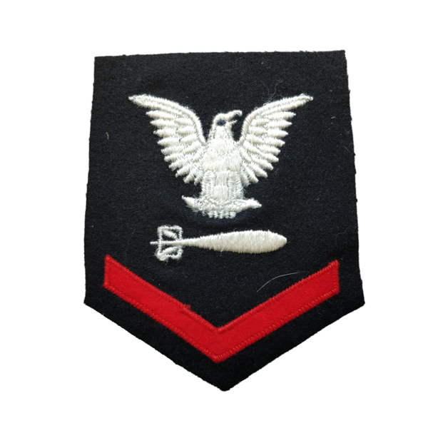WWII US Navy Petty Officer 3rd Class Torpedoman Rank Patch 1