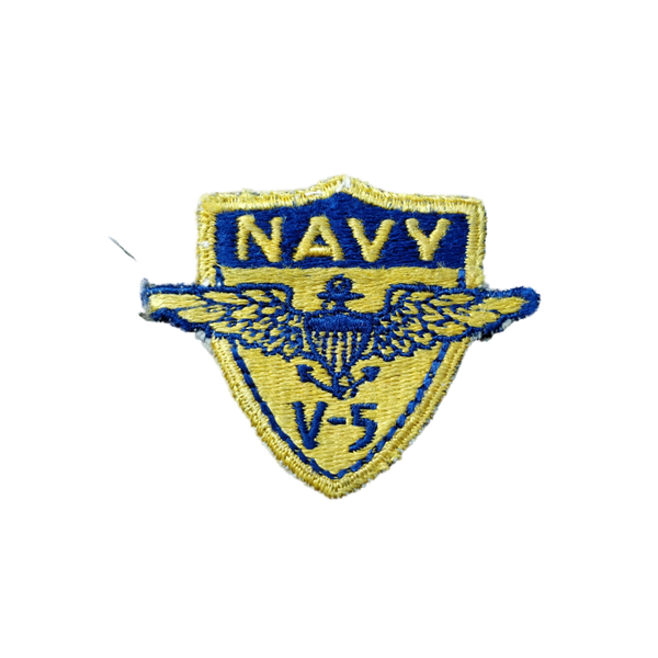 WWII US Navy Pilot V-5 Patch Greenback