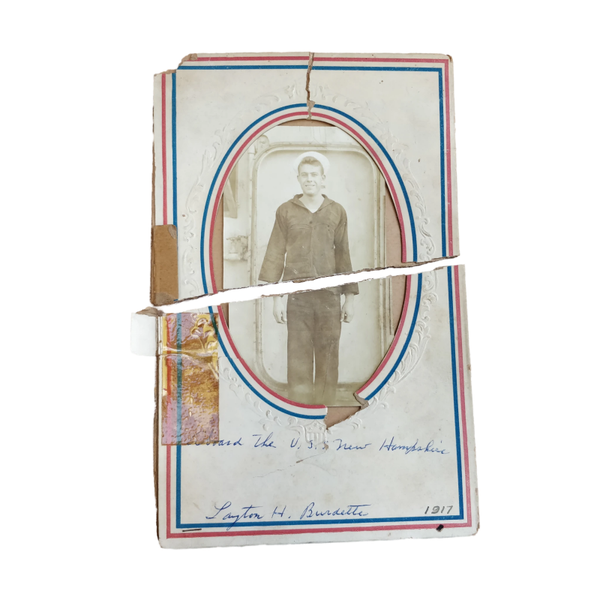 WWI US Portrait Photograph Navy Named x