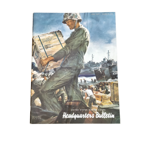 WWII USMC Magazine Headquarters Bulletin