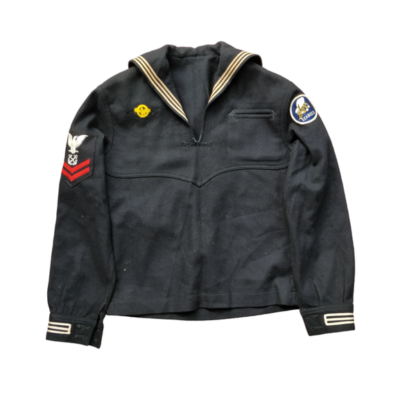 WWII US Navy Jumper Jacket Seabees Named x