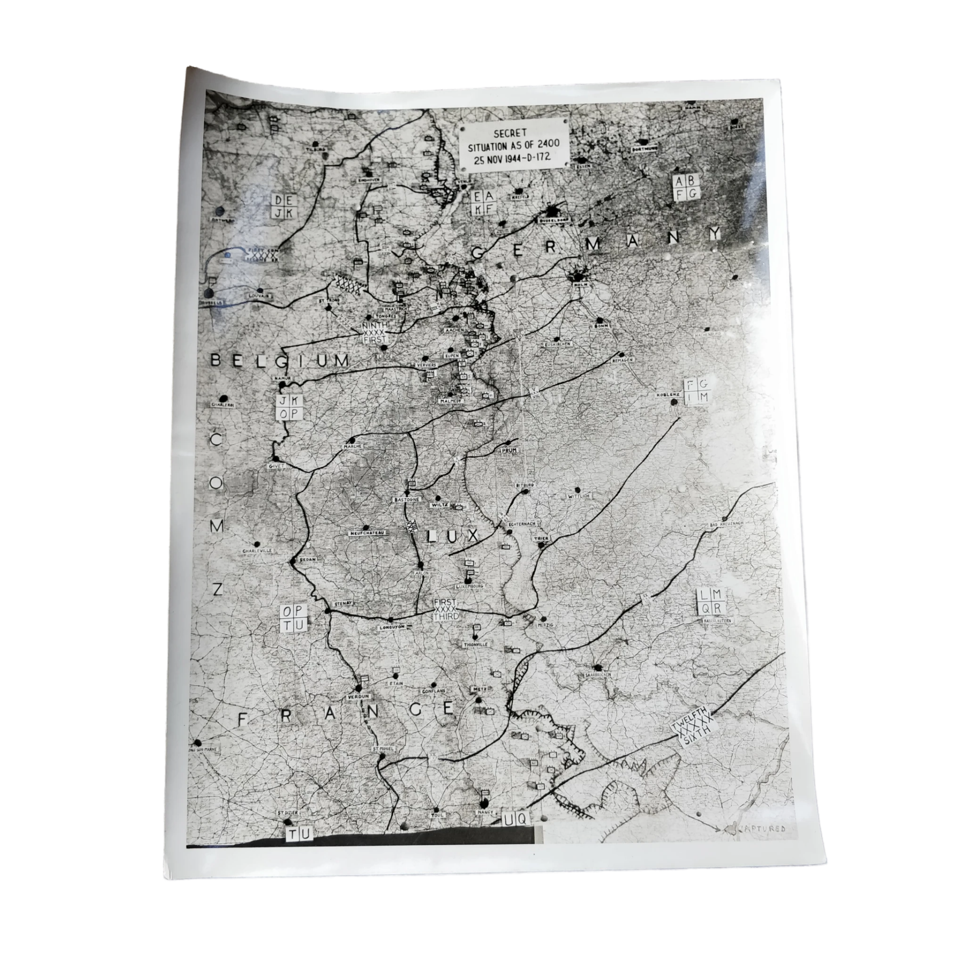 WWII US Aerial Photograph November 1944