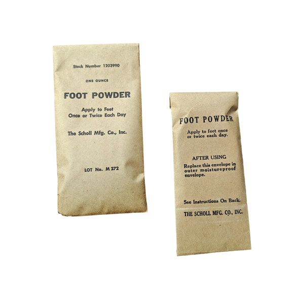 WWII US Foot Powder Packet