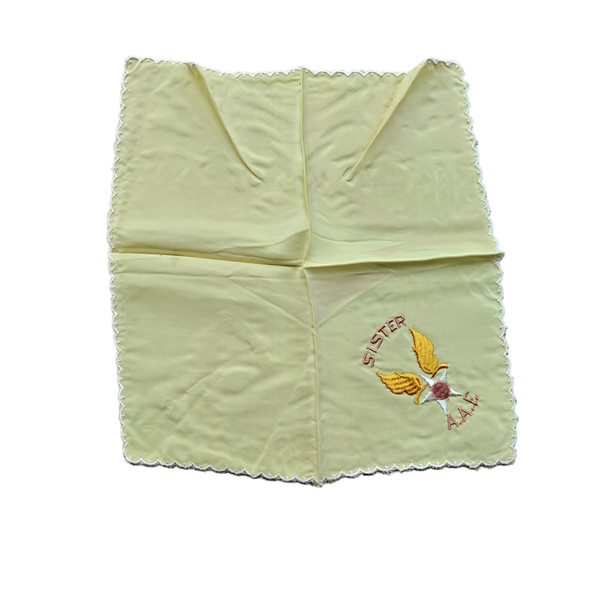WWII US Air Force Sweetheart Handkerchief