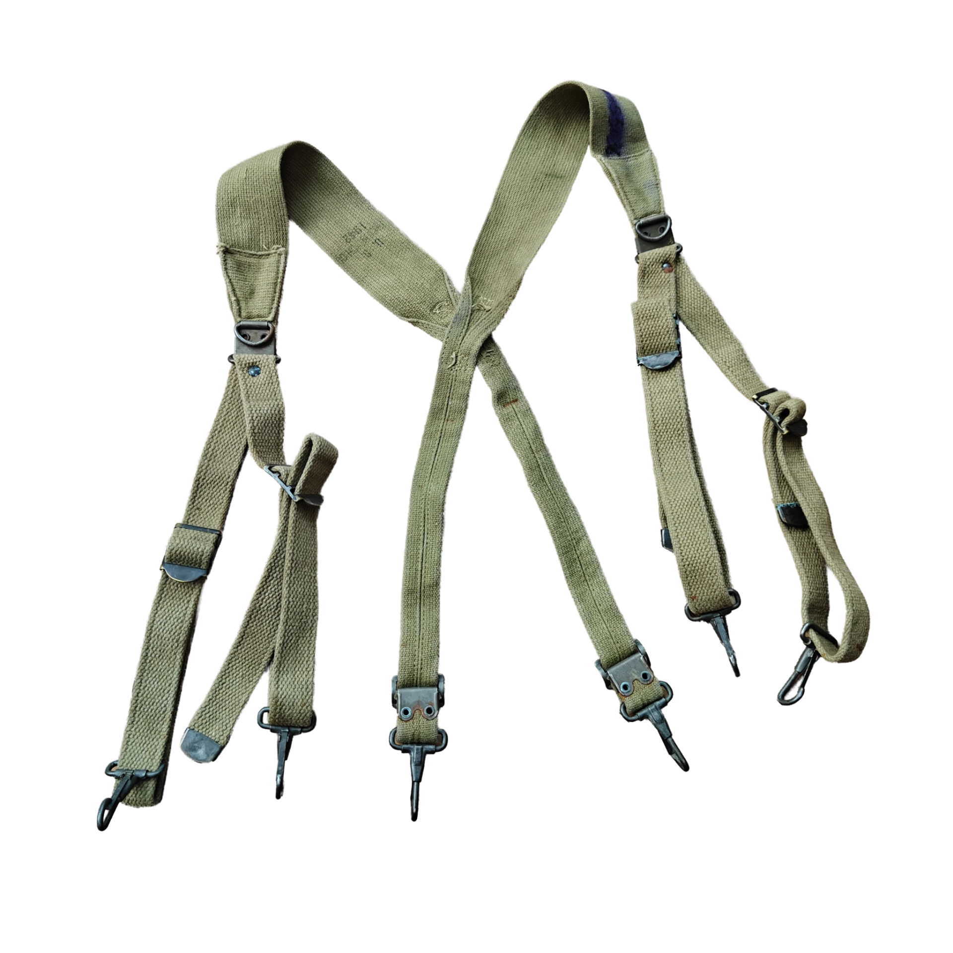 WWII US M-1936 Suspenders Named Air Force