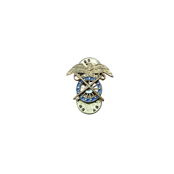 WWII US Collar Pin Quartermaster Corps