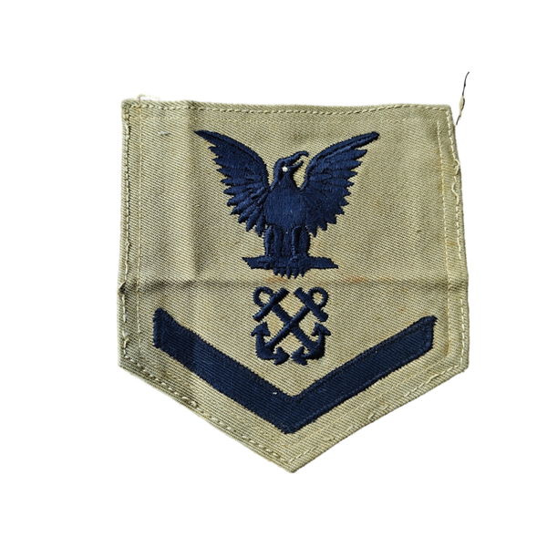 WWII US Navy Petty Officer 3rd Class Boatswain's Mate Rank Patch